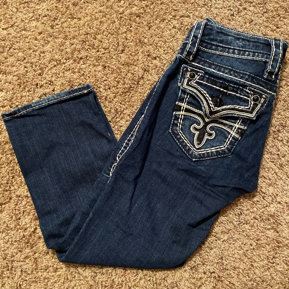Rock Revival Denim Celine Capris Size 24